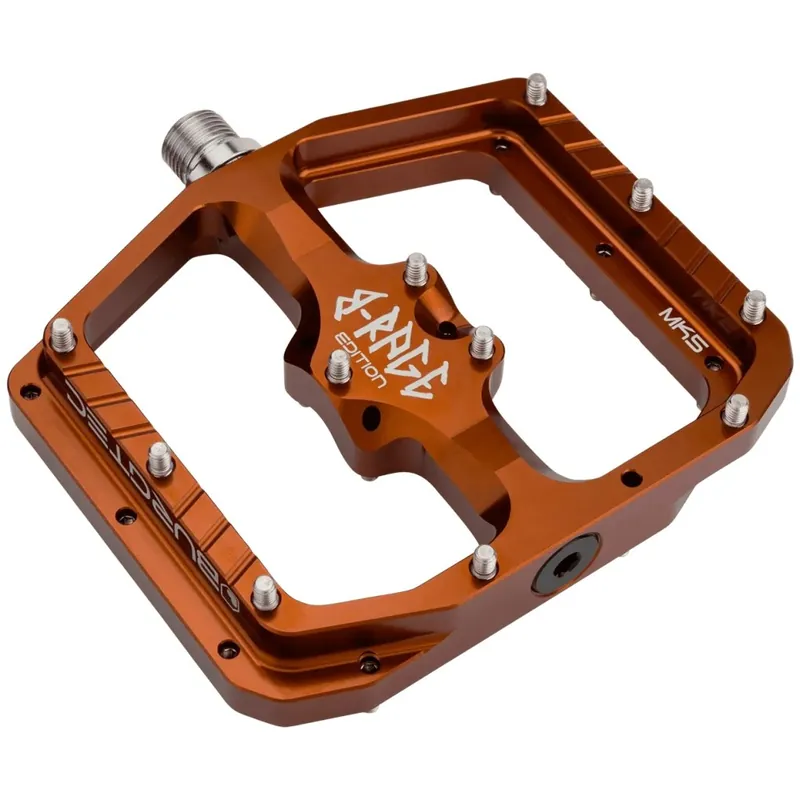 Burgtec Penthouse Flat MK5 Pedale - B-Rage Edition - Kash Bronze Preis Gesenkt