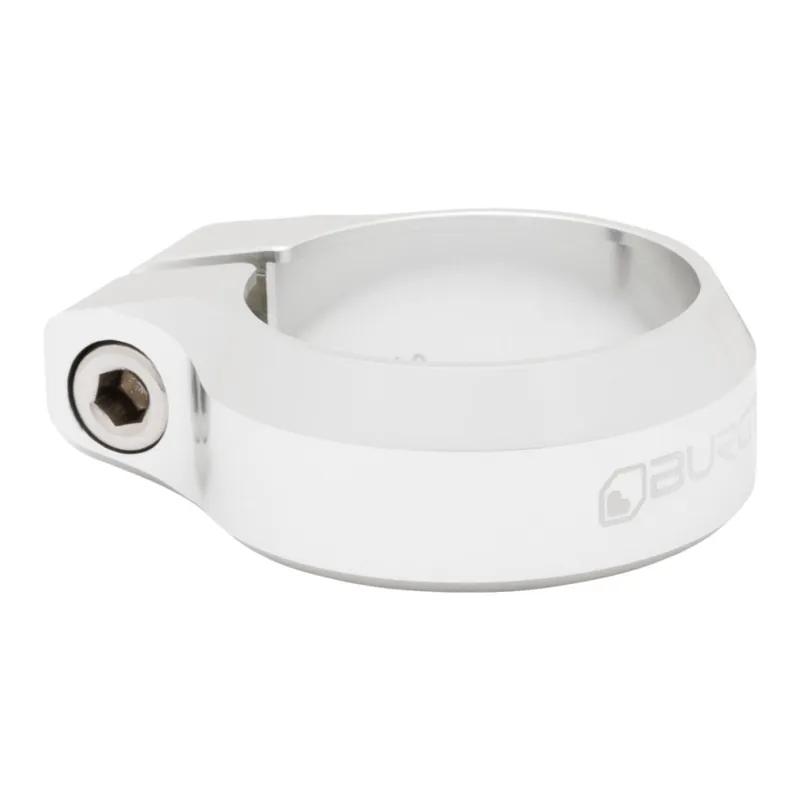 Burgtec Sattelklemme - rhodium silver Zertifiziert