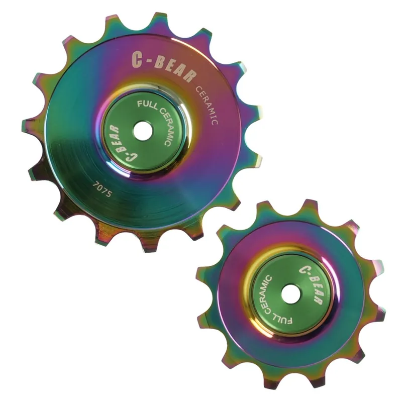 C-Bear OCM-X Aurora Schaltwerkrollen - Full Ceramic - Shimano Dura Ace 12-fach - R9250 Preisreduziert