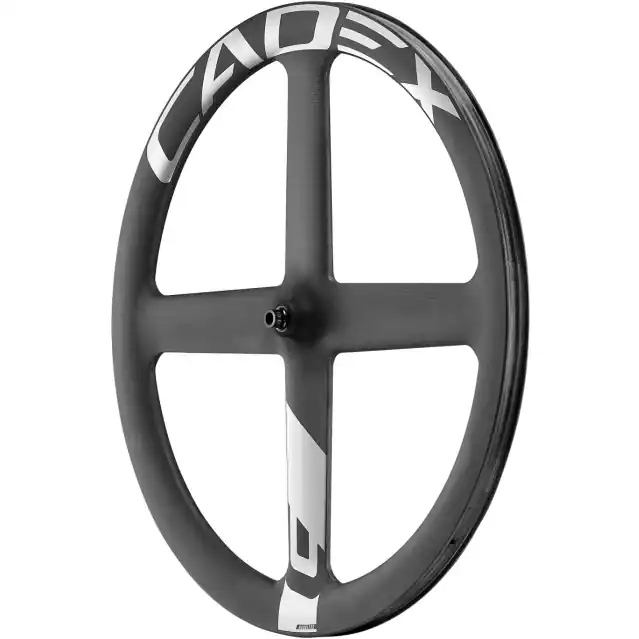 Top-Preis CADEX Aero 4 Spoke Tubeless Disc Vorderrad - 28" Carbon Hookless Centerlock - 12x100mm