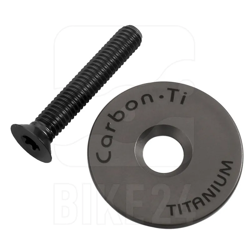 Carbon-Ti X-Cap Ahead Kappe - Titan - schwarz Top-Preis