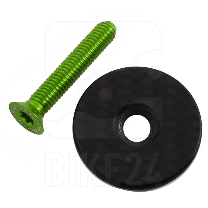 Carbon-Ti X-Cap Ahead Kappe - Carbon Matt - acid green Jetzt Bestellen