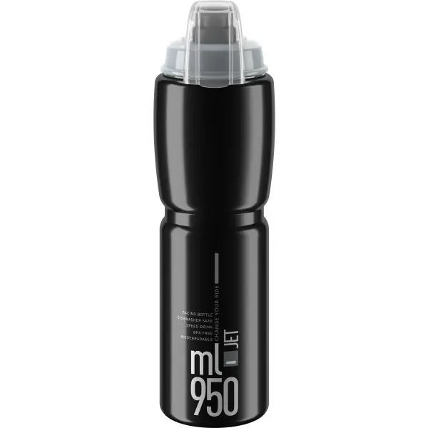 Elite Jet Plus Trinkflasche 950ml - schwarz/grau Versand Am Gleichen Tag