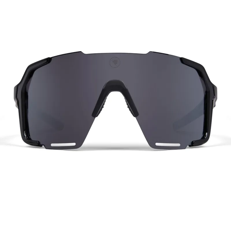 Endura SingleTrack Frameless Brille - black - platinum REVO smoke clear silver flash mirror Neu