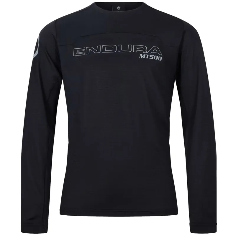 Endura MT500 Burner Langarmtrikot Kinder - schwarz Heißes Angebot