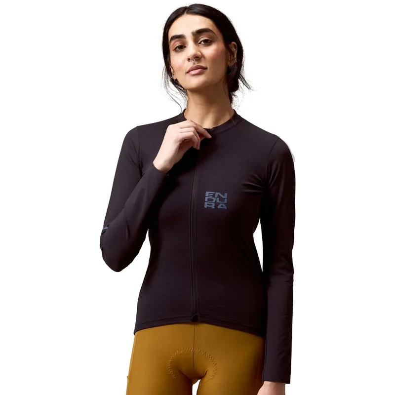 Endura AllTrack Ride Langarm-Trikot Damen - black Sichere Zahlung