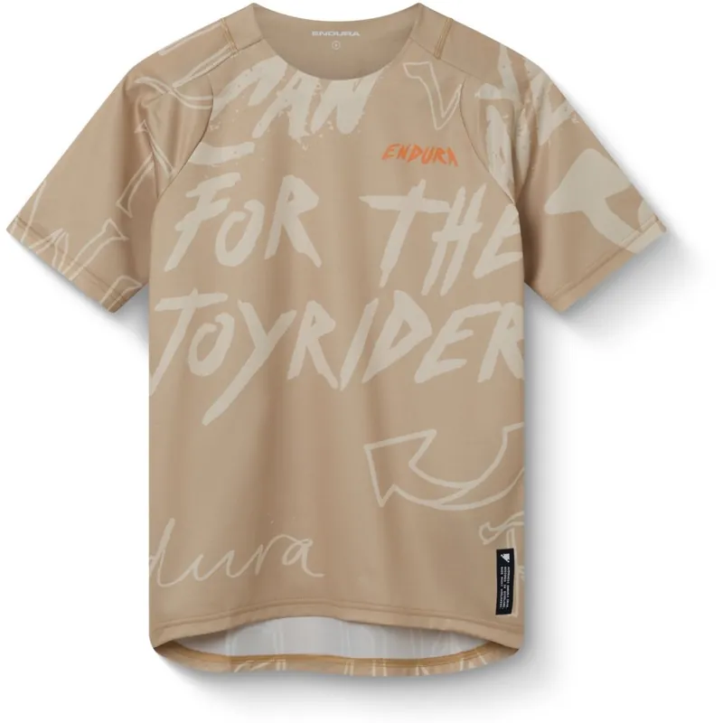 Preisknaller Endura Singletrack Print Kurzarm-Shirt Damen - sand