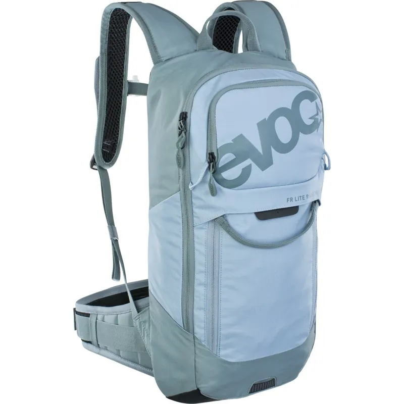 EVOC Fr Lite Race 10 Protektorrucksack - Steel/Copen Blue Geprüft