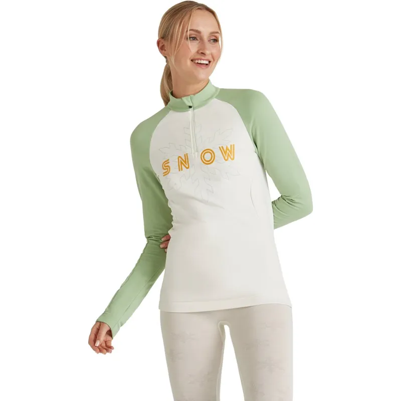 Falke SK Thermallayer Langarmshirt Damen - 37561 - off-white 2040 Günstig