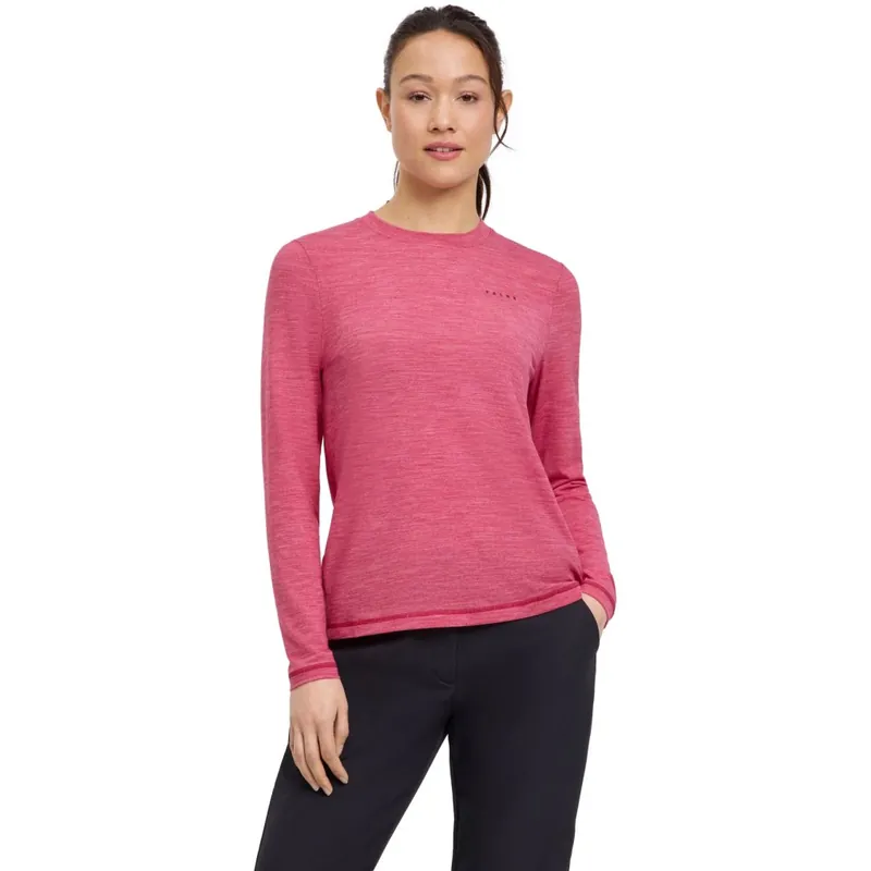 Neu Falke TK Langarmshirt Damen - rot 8644