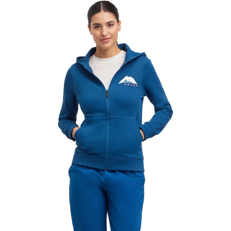 Versand Am Gleichen Tag Falke TK Kapuzenjacke Damen - blue pond 6598