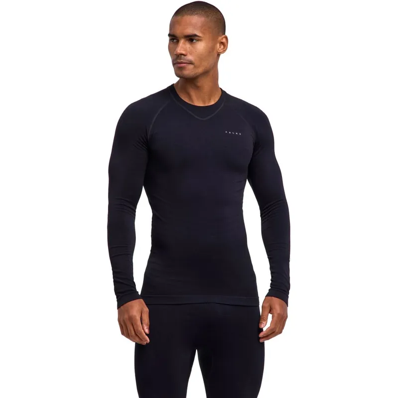 Letzte Chance Falke Maximum Warm Langarmshirt Herren - black 3000
