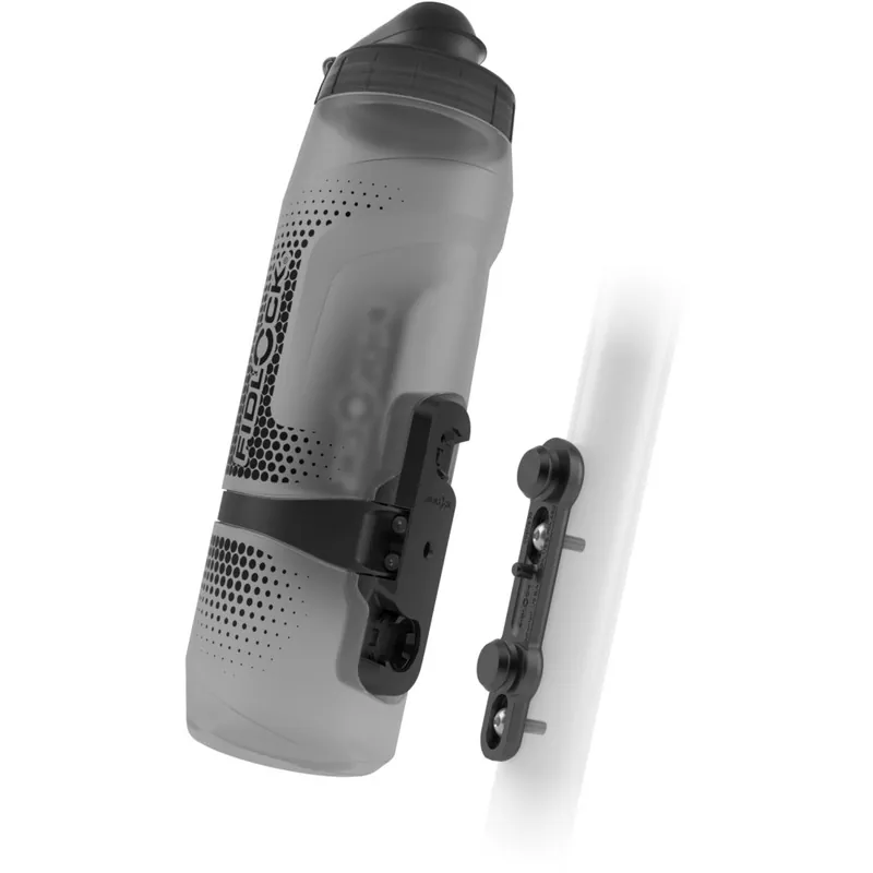 Fidlock TWIST Set Flasche 800ml + Bike Base Halterung - transparent schwarz Solange Der Vorrat Reicht