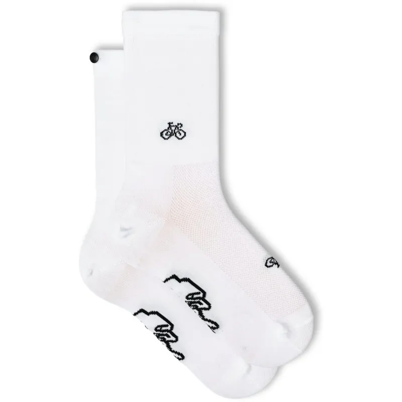 FINGERSCROSSED Classic Rituals Fahrradsocken - Bicycle - White Sale