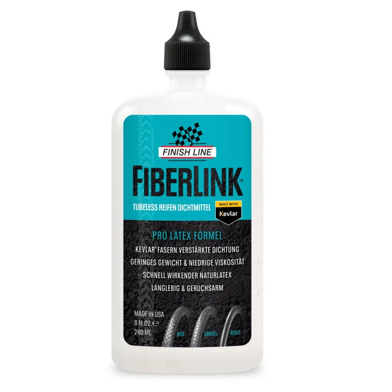 Finish Line FiberLink Pro Latex Tubeless Dichtmilch - 240 ml Markenprodukt