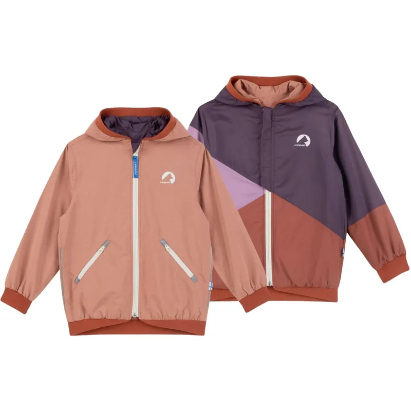 Finkid MUUTUVA Regenjacke Kinder - peach/rust Super-Preis