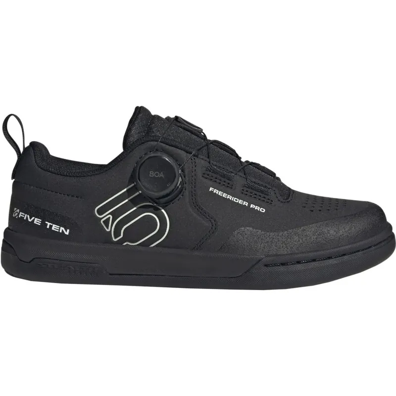 Saisonangebot Five Ten Freerider Pro Boa Mountainbike-Schuhe Damen - Core Black / Linen Green / Footwear White