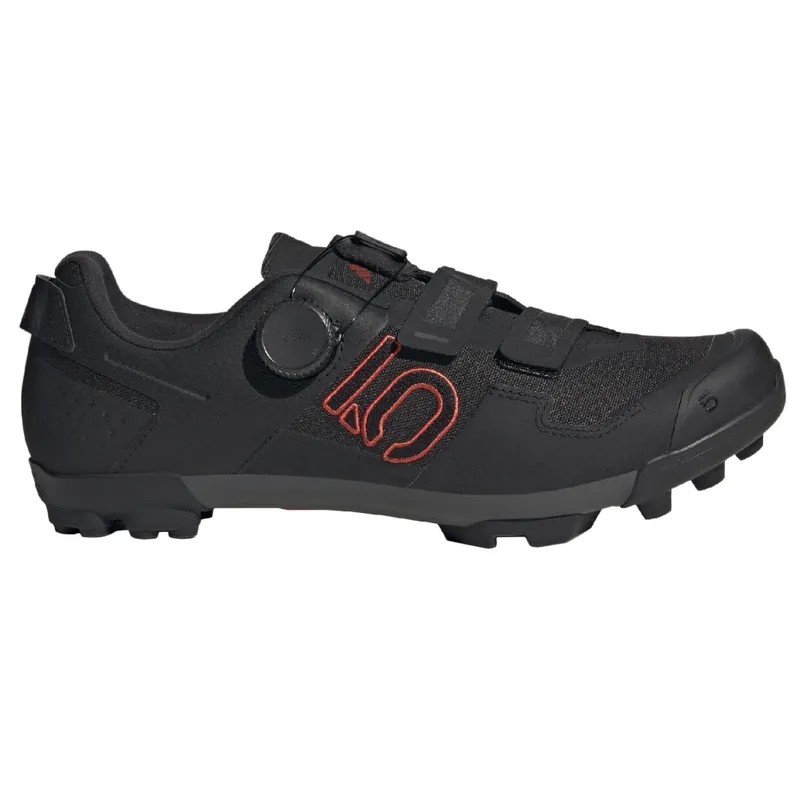 Five Ten Kestrel Boa Mountainbike-Schuhe Herren - Core Black / Red / Grey Six Neue Ware