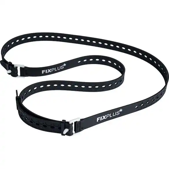 Markenware FixPlus Strap 86cm 2 Stück Incl. 2x Strapkeeper - schwarz