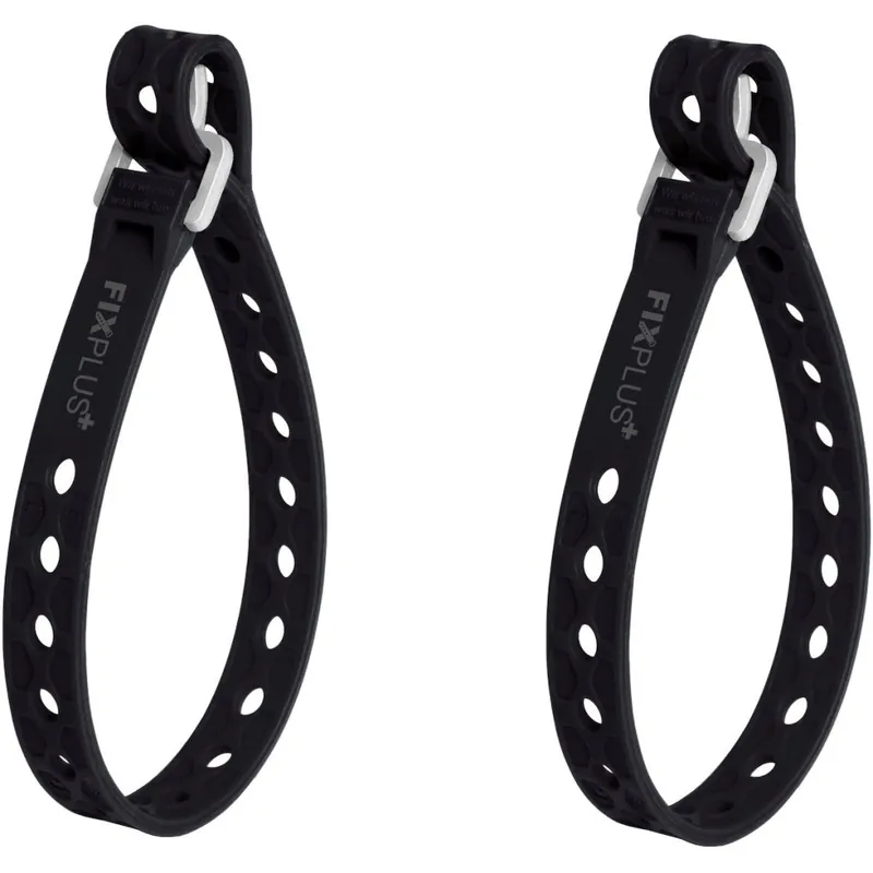 FixPlus Nano/Slim Fit Strap Gummizurrband 40cm - 2 Stück - schwarz Rabatt