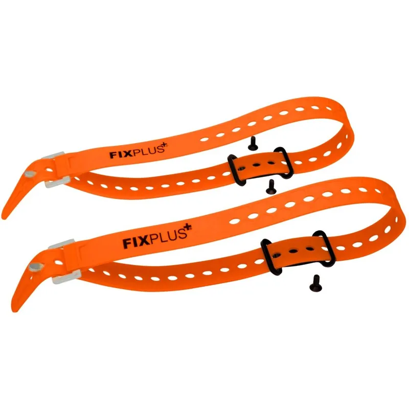Neuheit FixPlus Sachen Festmacher 2 Stk. inkl. 2x Strap Orange 66cm - schwarz/orange