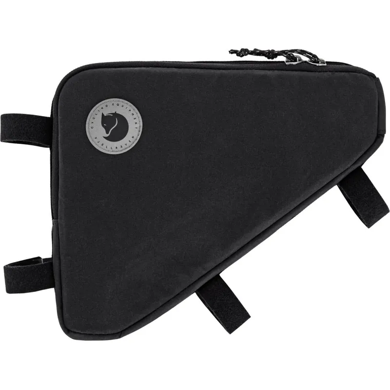 Neue Kollektion Fjällräven Hoja Triangle Rahmentasche - schwarz