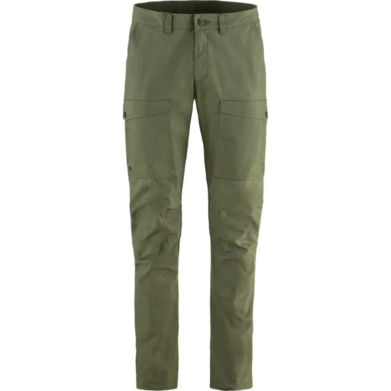 Preisreduziert Fjällräven Abisko Hybrid Trail Wanderhose Herren - Regular - laurel green