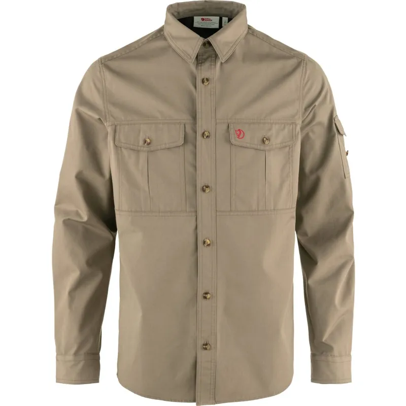 Garantierte Lieferung Fjällräven Singi Trekking Langarmhemd Herren - suede brown