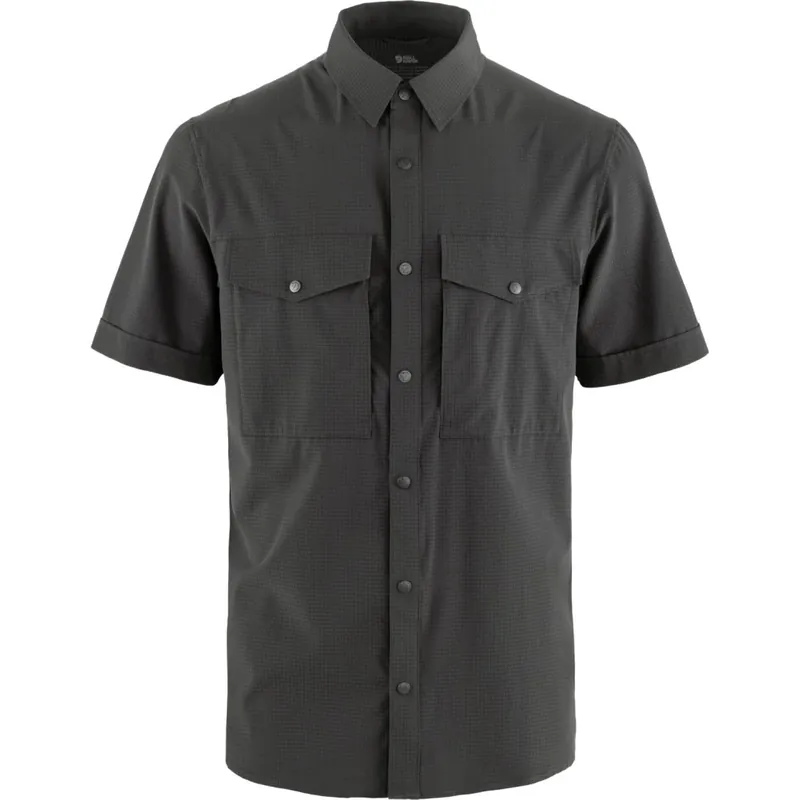 Fjällräven Abisko Trekking Hemd Herren - dark grey Schneller Versand