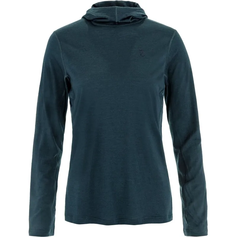 Online Kaufen Fjällräven Abisko Wool Kapuzenpullover Damen - dark navy