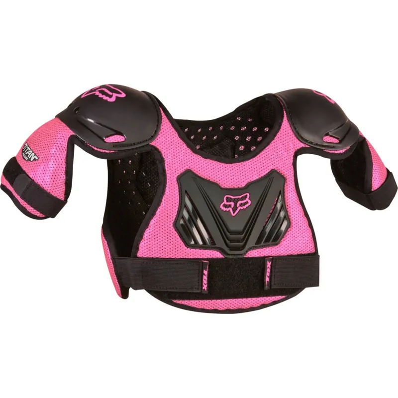 FOX Peewee Titan Roost Deflektor Oberkörperprotektor Kinder - schwarz/rosa Begrenztes Angebot