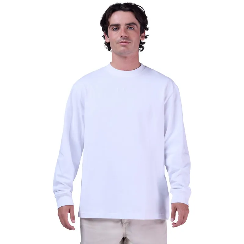 Super-Preis FOX Wordmark Oversized Langarmshirt Herren - optic white