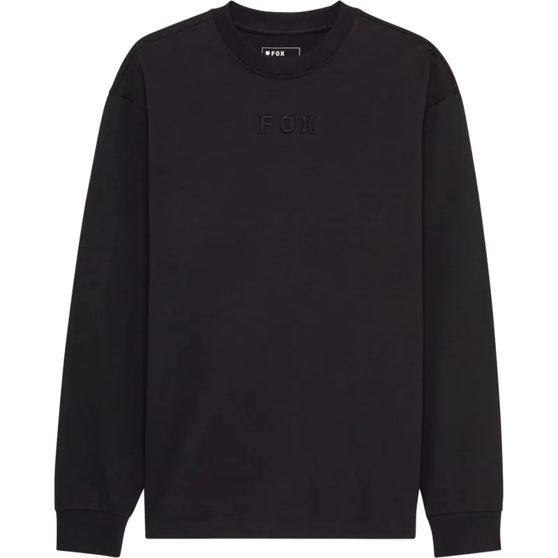 Letzte Chance FOX Wordmark Oversized Langarmshirt Herren - black