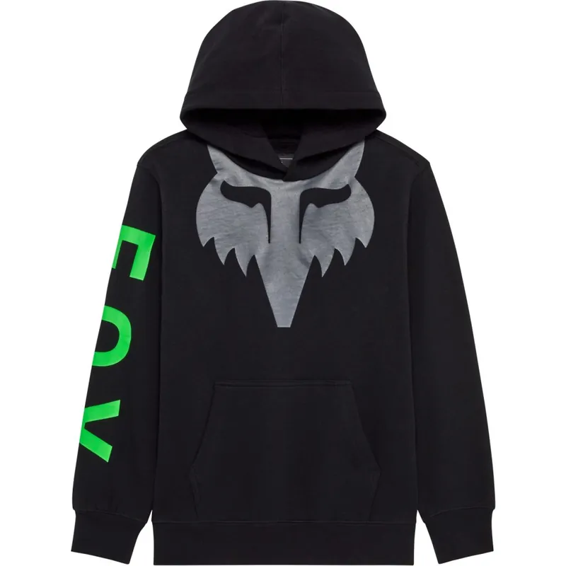 Echt FOX Spire Fleece Hoodie Kinder - black