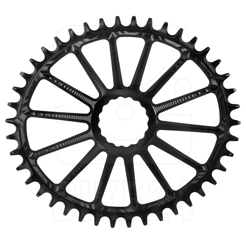Markenware Garbaruk Melon Road/CX/Gravel Kettenblatt - Direct Mount / Oval / Narrow-Wide - für Easton Cinch - schwarz