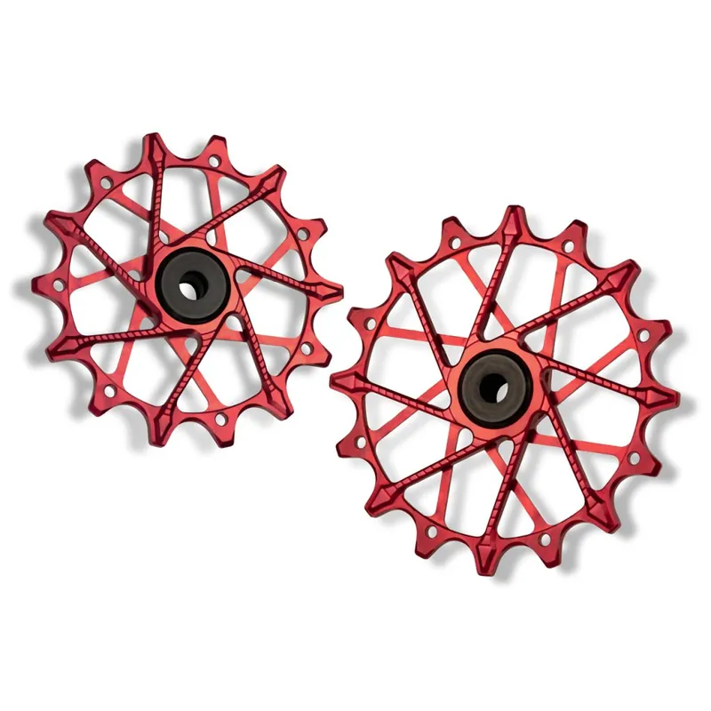 Knallerangebot Garbaruk Schaltungsrädchen für Shimano 14-16 Zähne 12-fach - rot