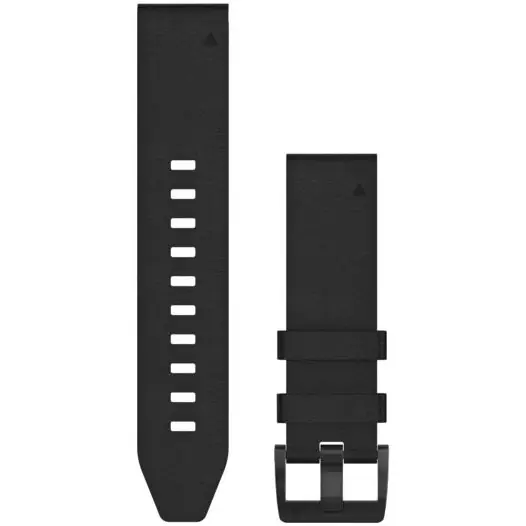 Kracherpreis Garmin QuickFit 22 Uhrenarmand für fenix 5/6 / Forerunner 935/945 / Instinct - Black Leather - 010-12740-01
