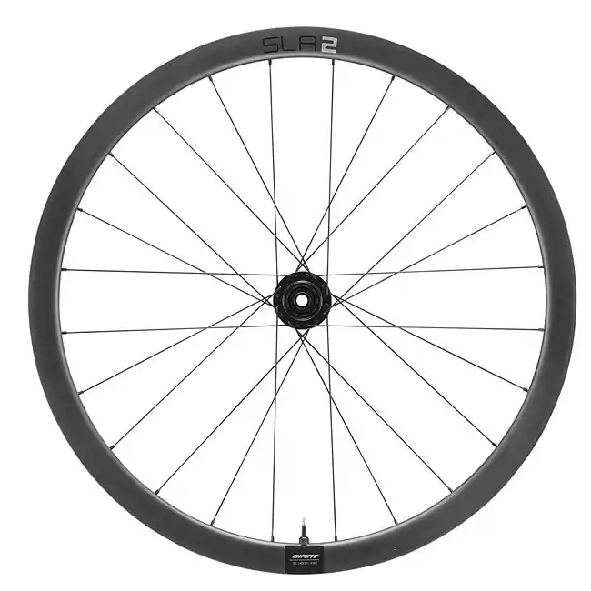 Markenprodukt Giant SLR 2 Tubeless Carbon Disc 36 Vorderrad - Drahtreifen - Centerlock - 12x100mm