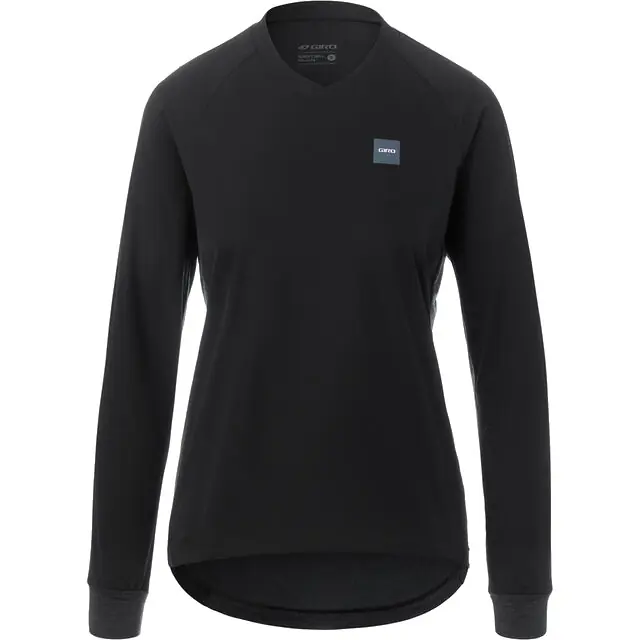 Giro Roust Wind Langarm Trikot Damen - XS - black/grey Schneller Versand
