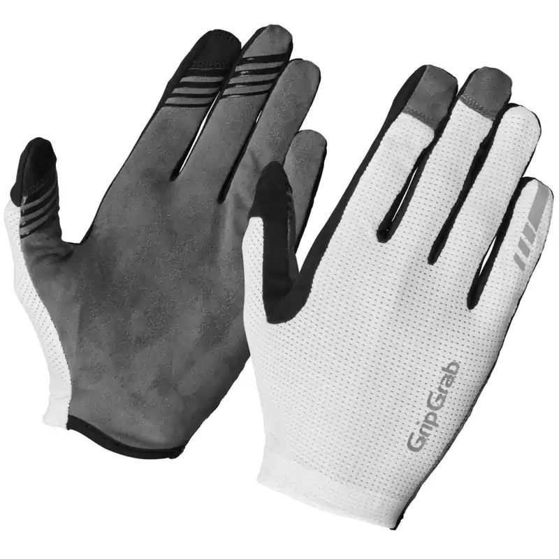 GripGrab PACR InsideGrip™ Vollfinger Handschuhe - Weiß Must-Have