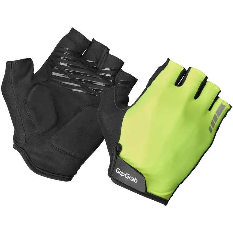 GripGrab RIDE RC Max Padded Kurzfinger-Handschuhe - Yellow Hi-Vis Angebot