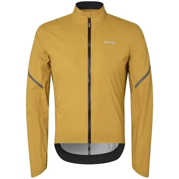 Sonderaktion GripGrab PACR Wasserdichte Leichte Regenjacke Herren - Mustard Yellow