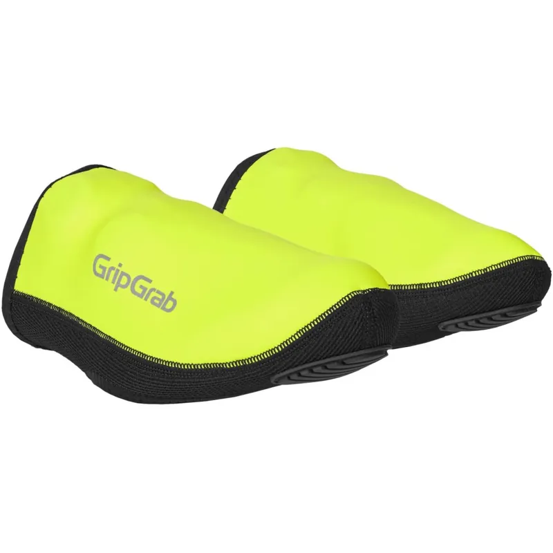 Nur Heute GripGrab PACR Windproof Road Zehenwärmer - Yellow Hi-Vis