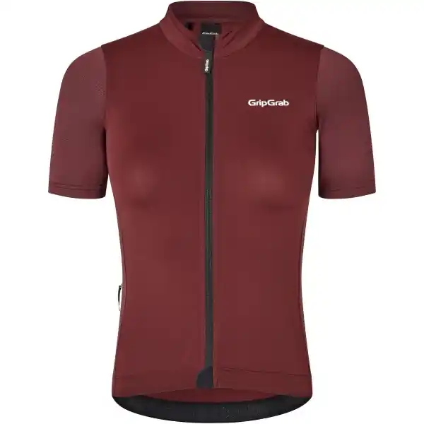 Bestpreis GripGrab RIDE Kurzarmtrikot Damen - Dark Red
