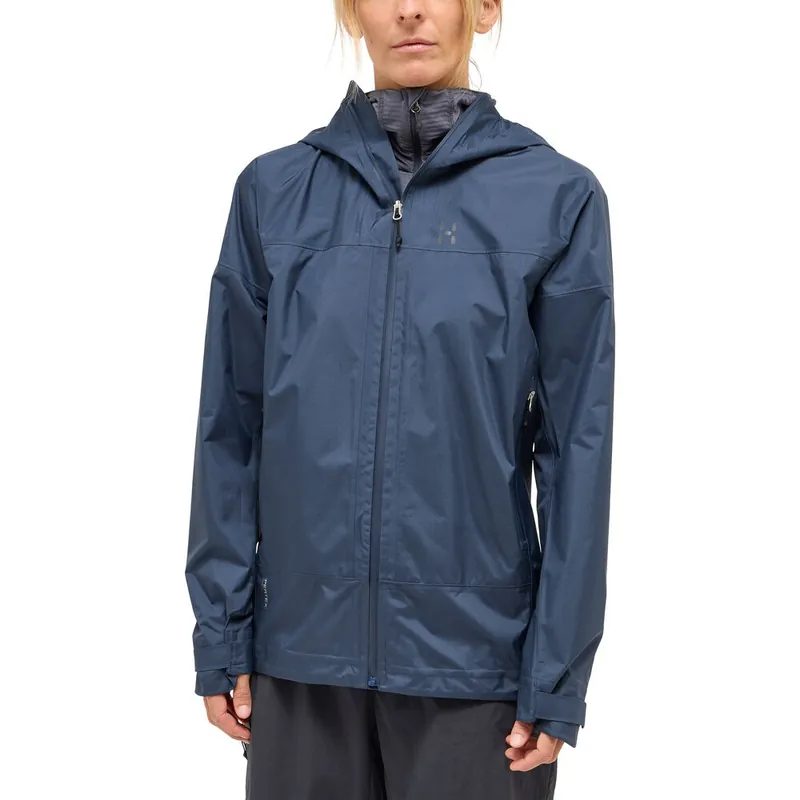 Begrenztes Angebot Haglöfs L.I.M Airak 2.5L Regenjacke Damen - tarn blue 3N5
