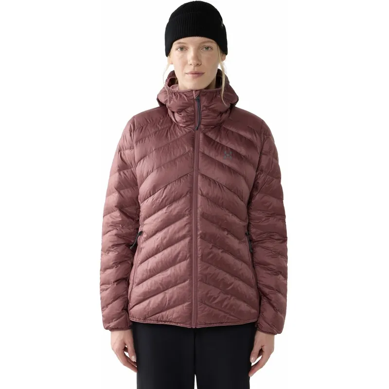 Neuheit Haglöfs Särna Mimic II Hood Jacke Damen - misty mauve 5YH