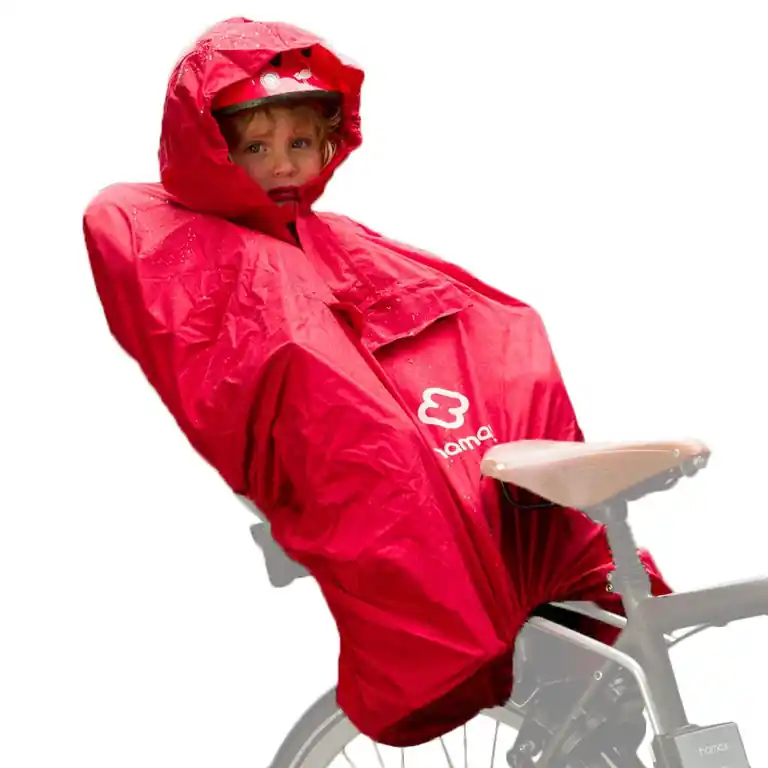 Hamax Regenponcho - rot Versand Am Gleichen Tag