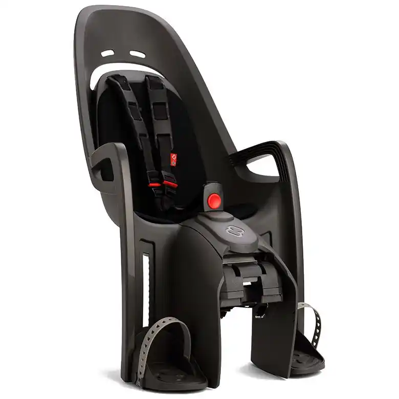Hamax Zenith Relax Fahrrad-Kindersitz mit Gepäckträgeradapter - schwarz/grau Sonderaktion