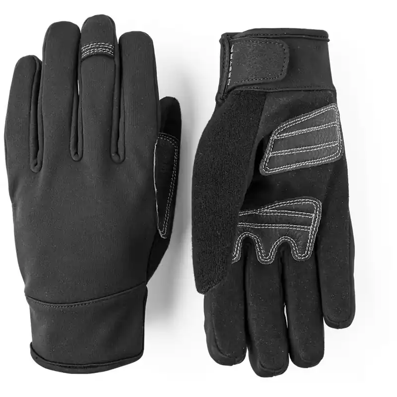 Hestra Tactility 5 Finger Handschuhe - schwarz / schwarz Highlight