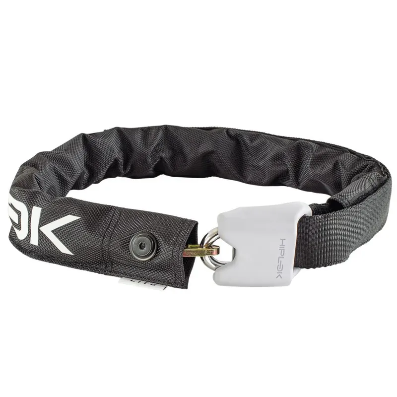 Markenware Hiplok Lite Kettenschloss 75cm - black/white